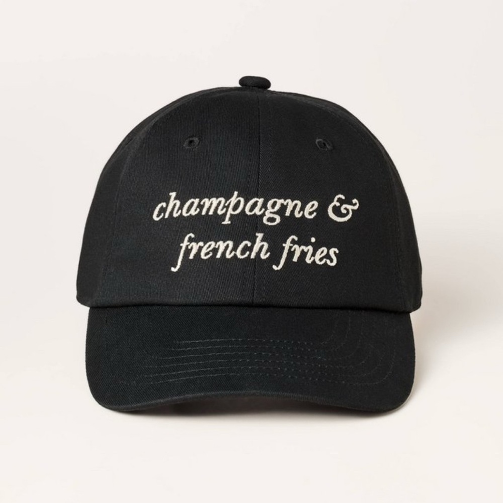 kate spade x Target champagne & french fries baseball hat